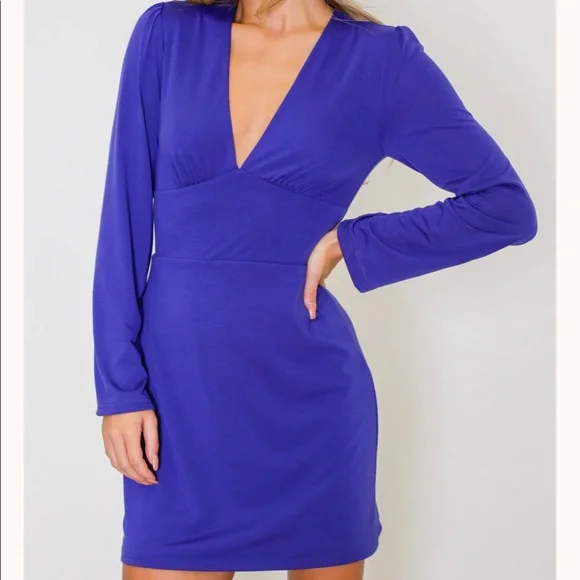 Aym | Dresses | Aym Aster Vneck Mini Dress | Poshmark